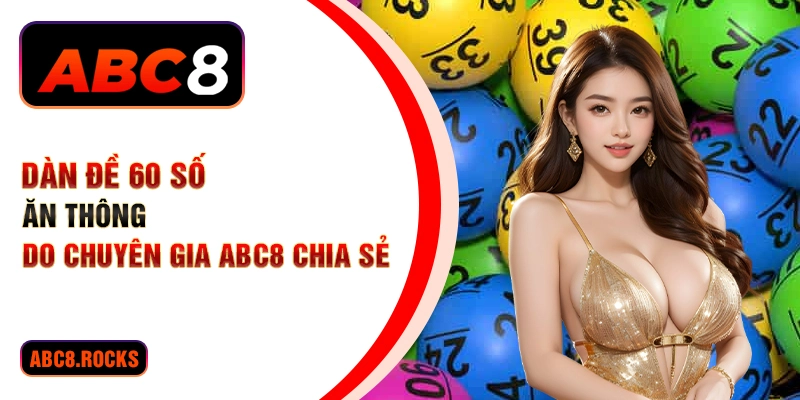 Dàn đề 60 số ăn thông do chuyên gia ABC8 chia sẻ